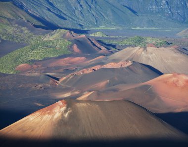 Volcano Haleakala on Maui, Hawaii clipart