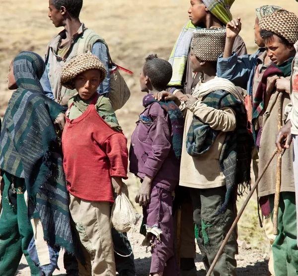 Etiopiska barn — Stockfoto