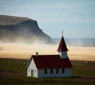 Church in Iceland clipart