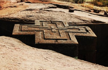 Lalibela church clipart