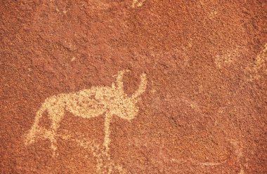 Petroglyph texture clipart