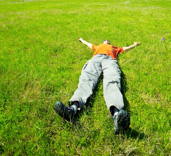 Glücklicher Mann — Stockfoto