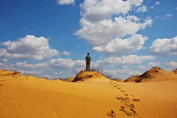 Wędrówka po pustyni — Zdjęcie stockowe