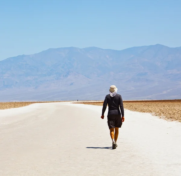 stock image Hike in desert