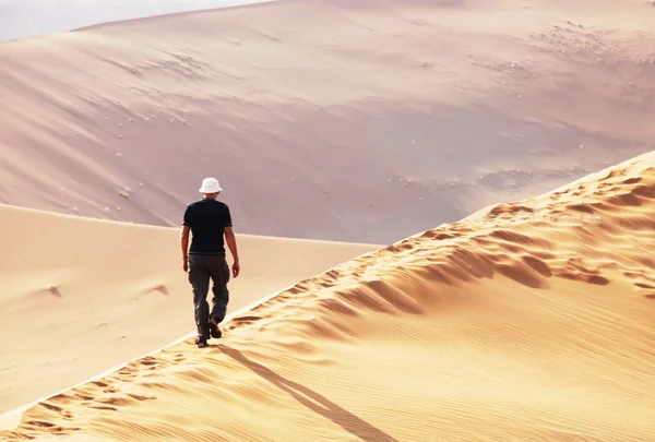 Похід у пустелю — стокове фото