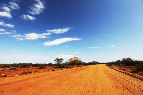 Estrada africana — Fotografia de Stock