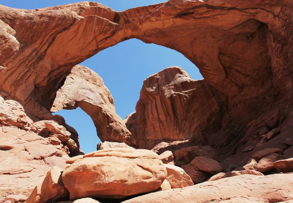 Boog in het arches national park — Stockfoto