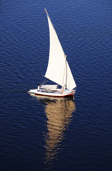 Човни на Нілі — стокове фото
