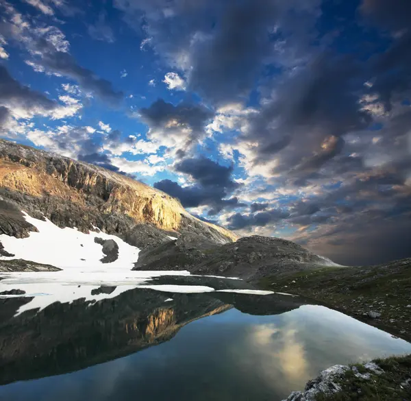 stock image Lake on sunset