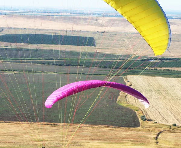 Paragliders — Stockfoto