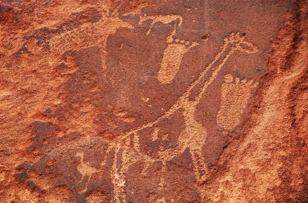 Petroglif — Zdjęcie stockowe