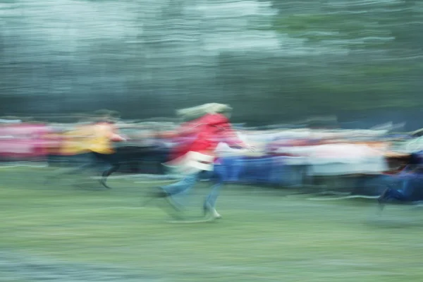 Løbende slør - Stock-foto