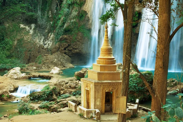 stock image Waterfall in Myanmar