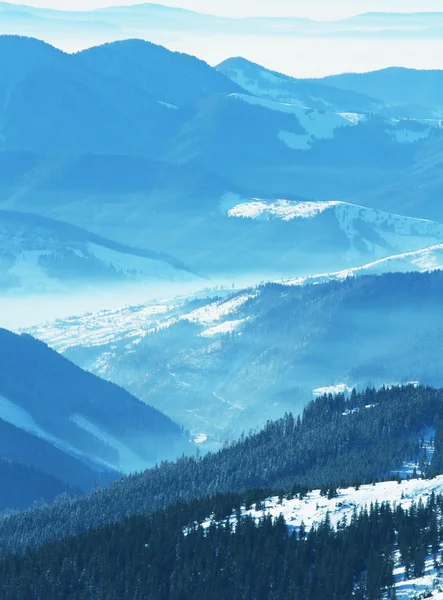 Vintern berg — Stockfoto