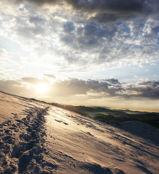 stock image Winter mountains