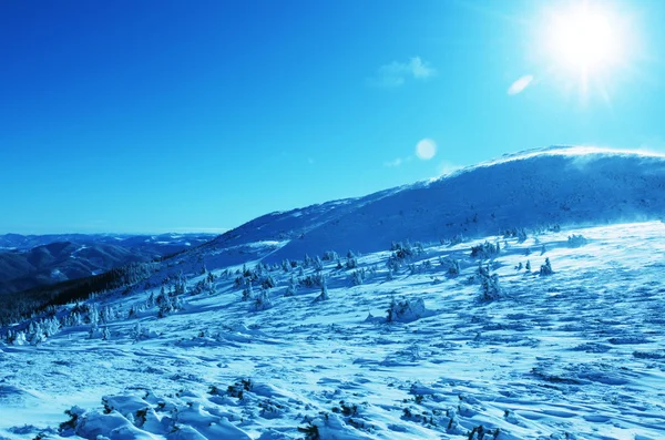 Winters berg — Stockfoto