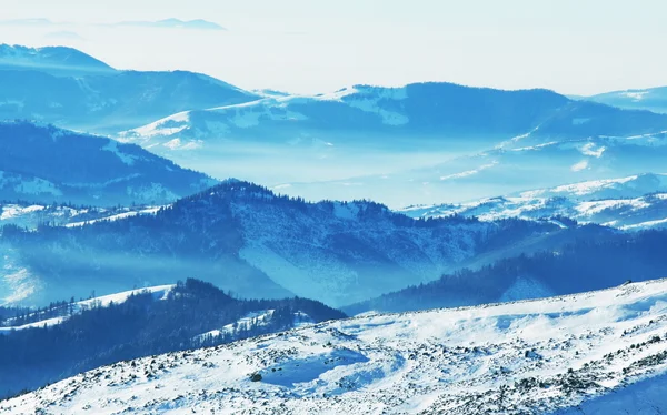 Góry zimy — Zdjęcie stockowe
