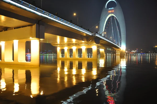 A cena noturna de Guangzhou , — Fotografia de Stock