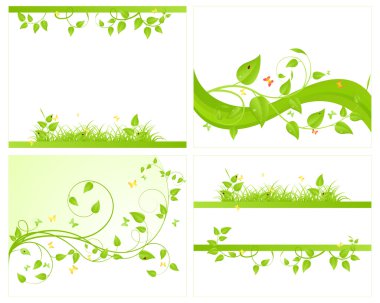 Set vector backgrounds clipart