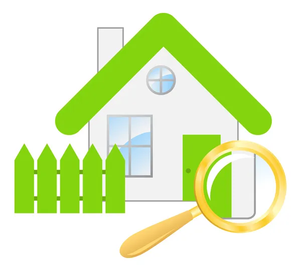 The searching a house — Stock Vector