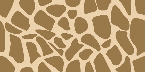 stock vector A skin of giraffe, seamless