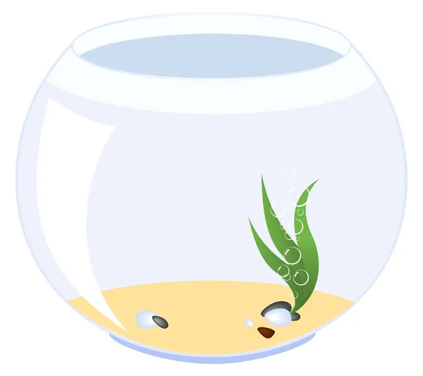 Пустой аквариум — стоковый вектор