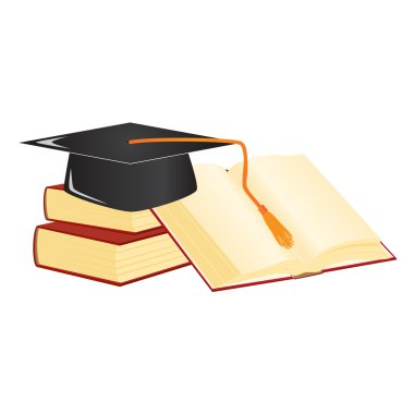 Graduation mortar clipart