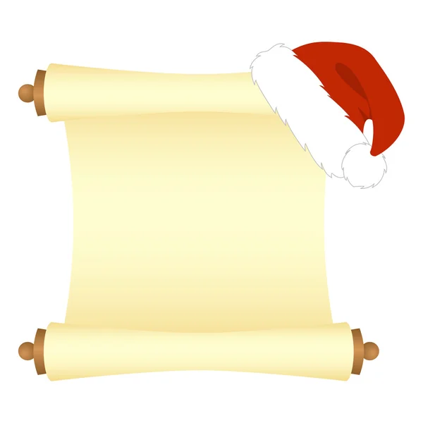 Pergamena di Natale — Vettoriale Stock