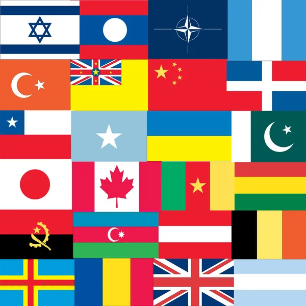 Σύνολο σημαιών — Διανυσματικό Αρχείο