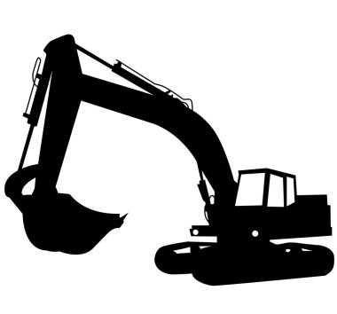 Excavator clipart