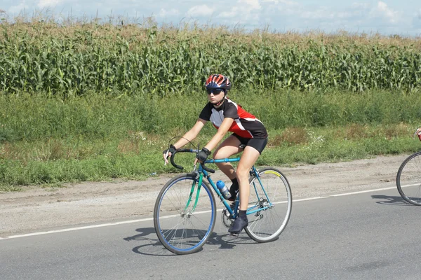 Велосипедист — стокове фото