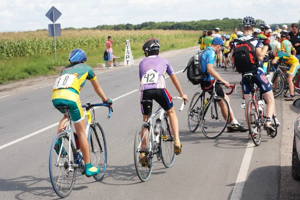 stock image Race. The bicyclist