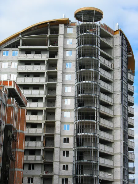 Neues modernes Appartementhaus im Bau — Stockfoto