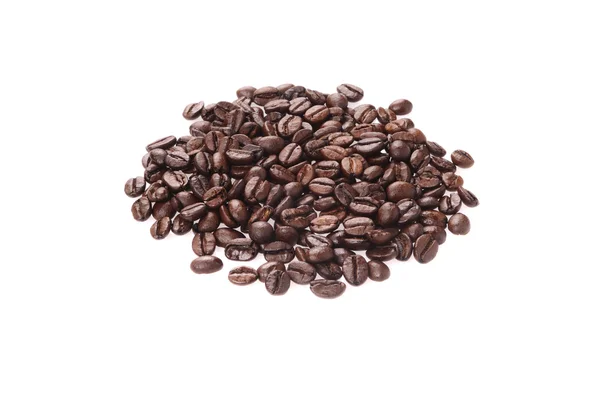 Coffee beans isolated on the white background — Stock Photo, Image