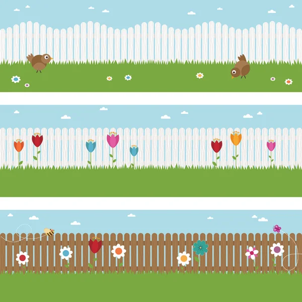 Picket fence illustration Stock Vectors, Royalty Free Picket fence ...