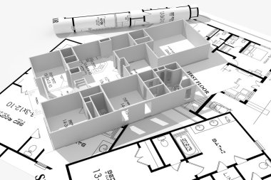 3D ev planları kavramı