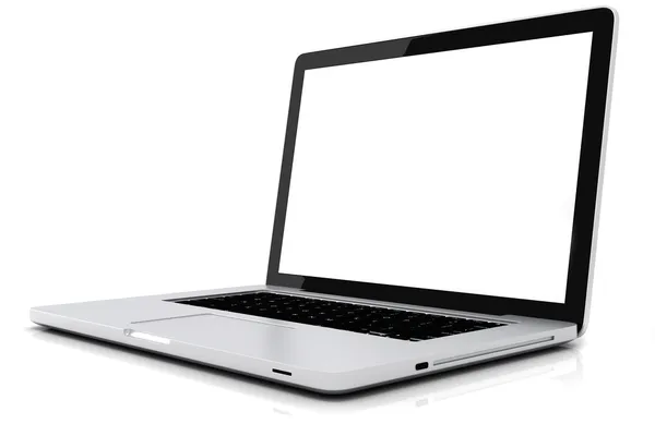 3d laptop isolated on white background — Stock Photo, Image