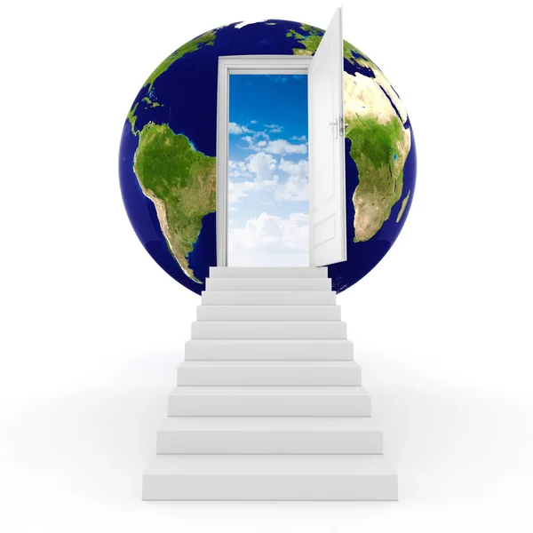 3D earth globe concept — Stockfoto