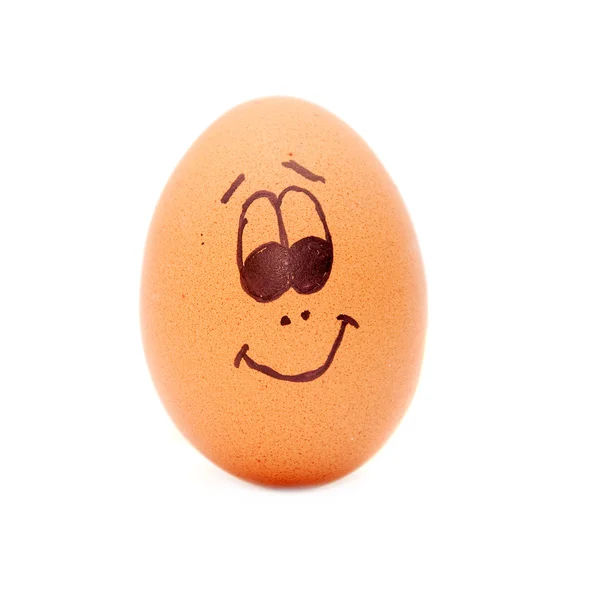 Testa d'uovo, timido — Foto Stock