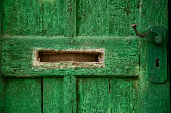 Vecchio dettaglio della porta — Foto Stock