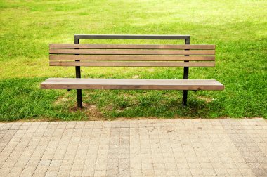 Wooden benches clipart