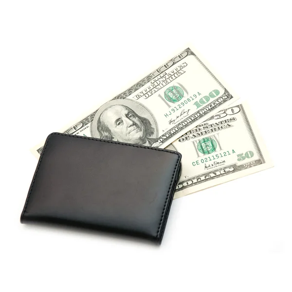 Para ve cüzdan — Stok fotoğraf