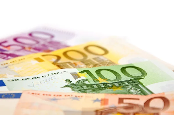 Euros, close up — Stock Photo, Image