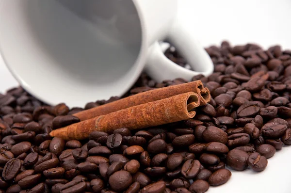 Coffee and cinamon — Stock Photo, Image