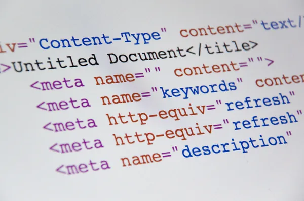 HTML code — Stock Photo, Image