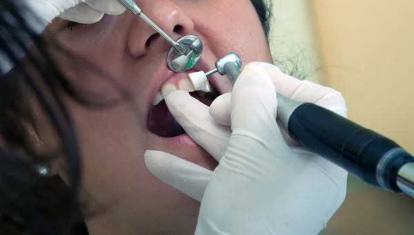 stock image At the dentist