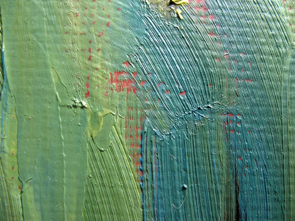 Ein Fragment der Leinwand mit Ölfarben. Hintergrund. Makro — Stockfoto