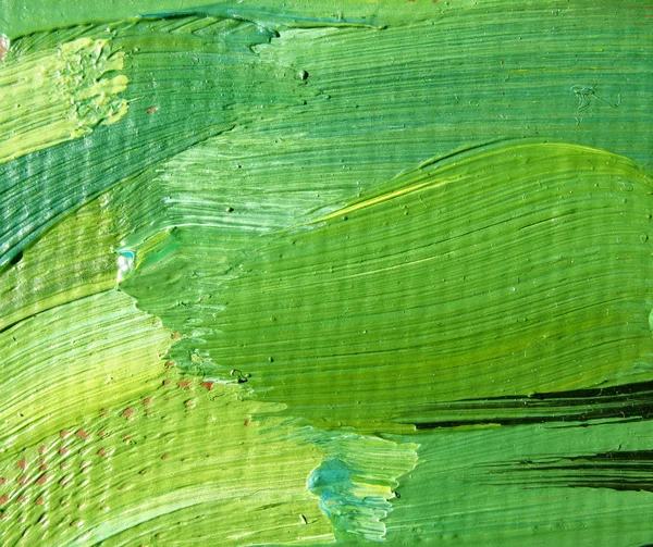 Un fragmento del lienzo con pinturas al óleo. Antecedentes Macro — Foto de Stock