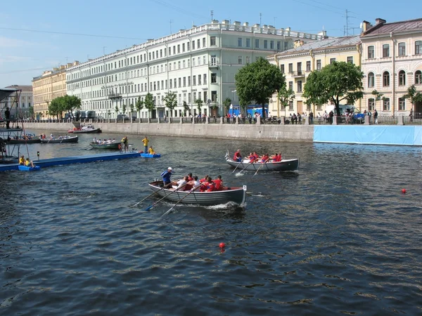 Regata Internacional em São Petersburgo — Fotografia de Stock
