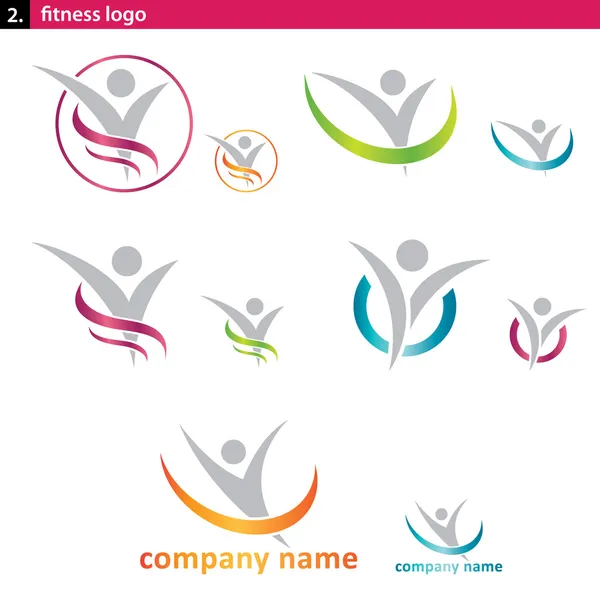 Logo Fitness — Image vectorielle